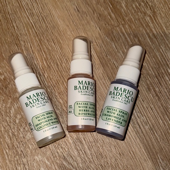 Mario Badescu Other - Mario Badescu Facial Spray Set - Coconut, Rose, Lavender